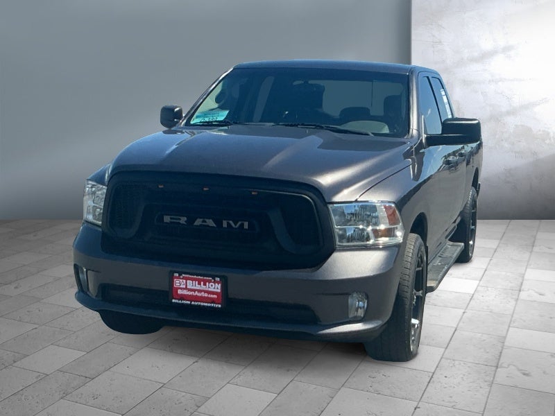 2019 RAM 1500 Express in Gray — front three-quarter view