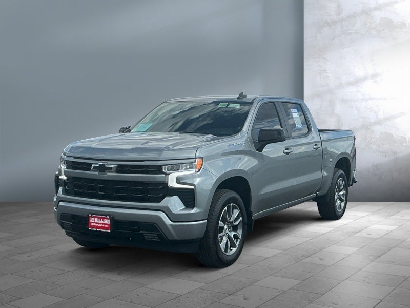 2025 Chevrolet Silverado RST in Sterling Gray Metallic — front three-quarter view