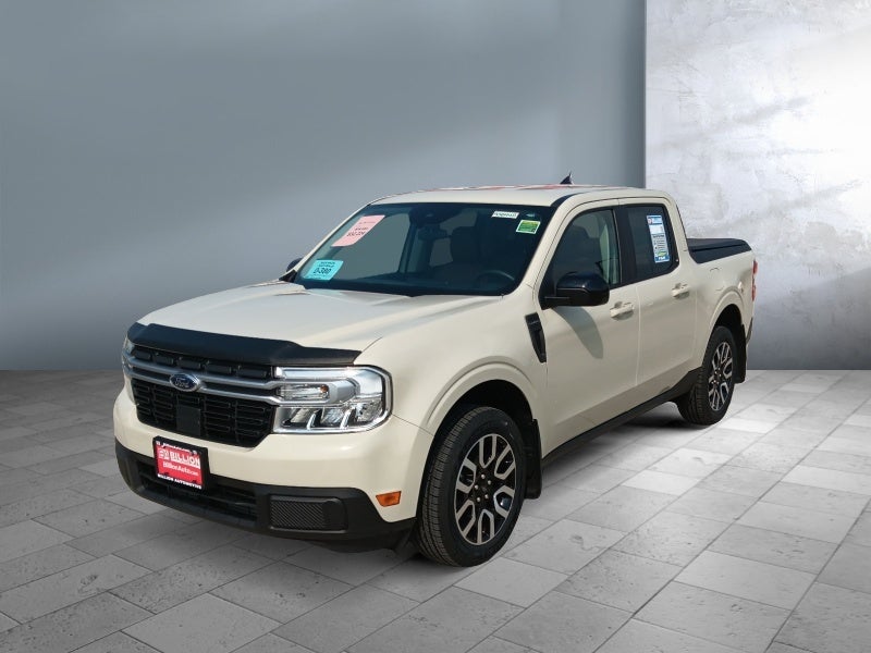 2024 Ford Maverick LARIAT in Tan — front three-quarter view
