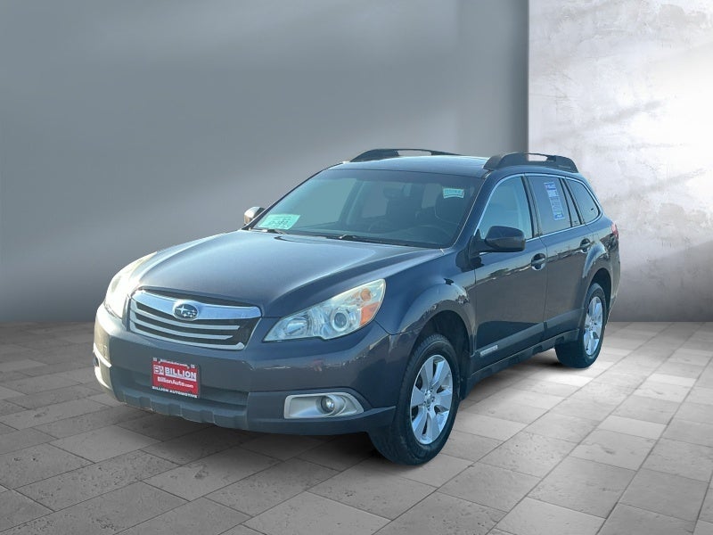 2010 Subaru Outback Prem All-Weathr/Pwr Moon in Gray — front three-quarter view