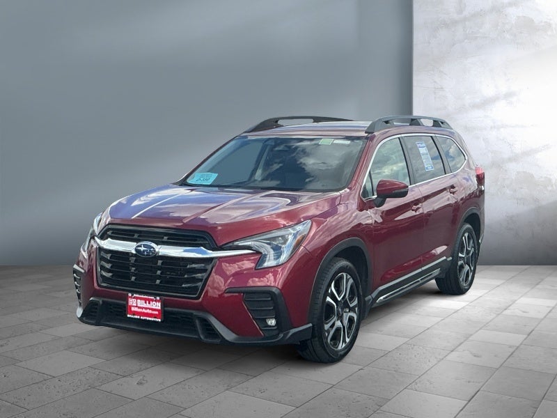 2023 Subaru Ascent Limited in Red — front three-quarter view