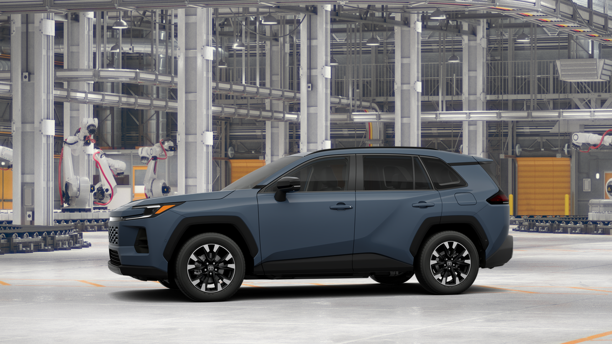 2026 Toyota RAV4 — rear three-quarter view