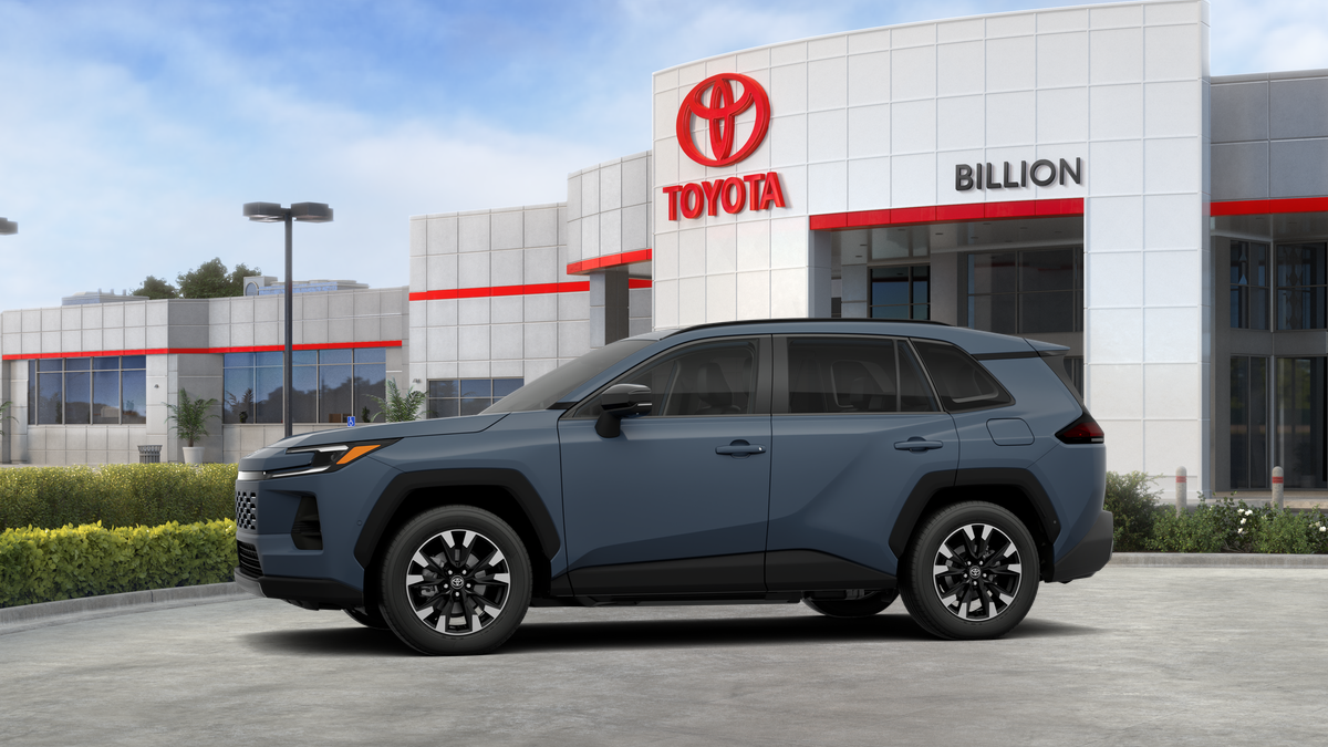 2026 Toyota RAV4 — rear three-quarter view