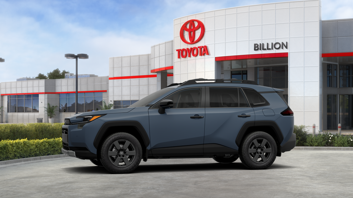 2026 Toyota RAV4 — rear three-quarter view