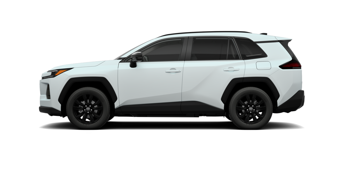 2026 Toyota RAV4 — rear three-quarter view