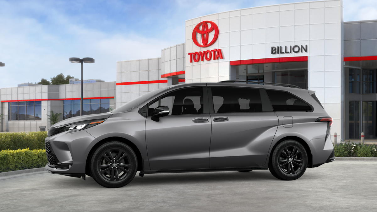2026 Toyota Sienna — rear three-quarter view